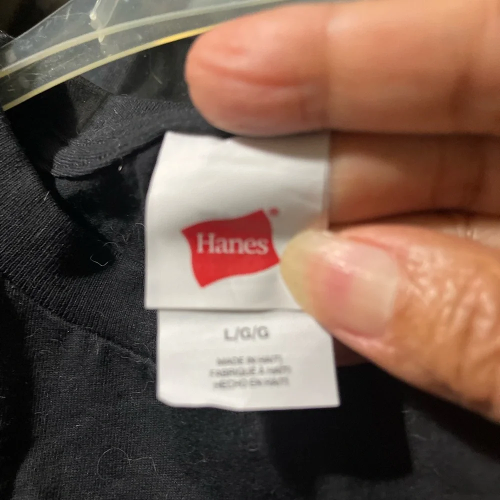 Hanes Black Graphic Men's Tee Newton’s Graphic - Picture 2 of 3